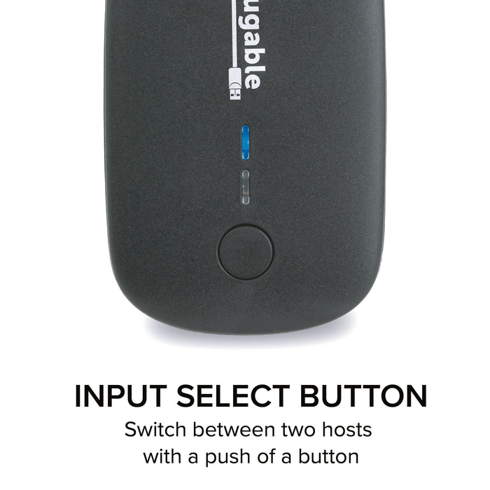 USB2-SWITCH2 input select button for switching between two hosts with a single push.