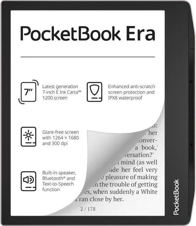 PocketBook Era - 7" E-Reader - Stardust Silver | 253-PB700-U-16-WW
