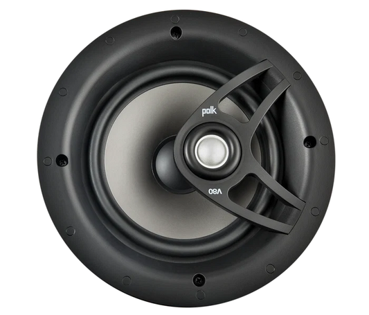 Polk V80 Vanishing In-Ceiling Single Speaker with 8inch Driver