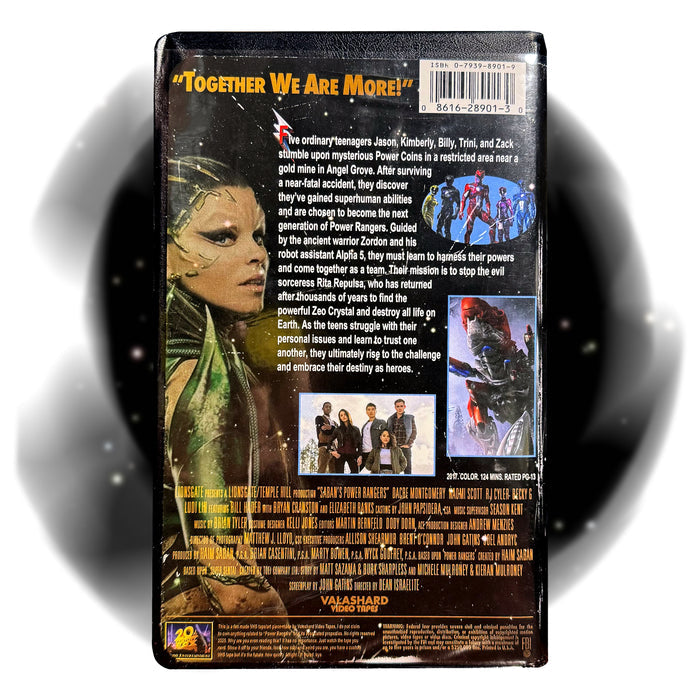 POWER RANGERS 2017 VHS