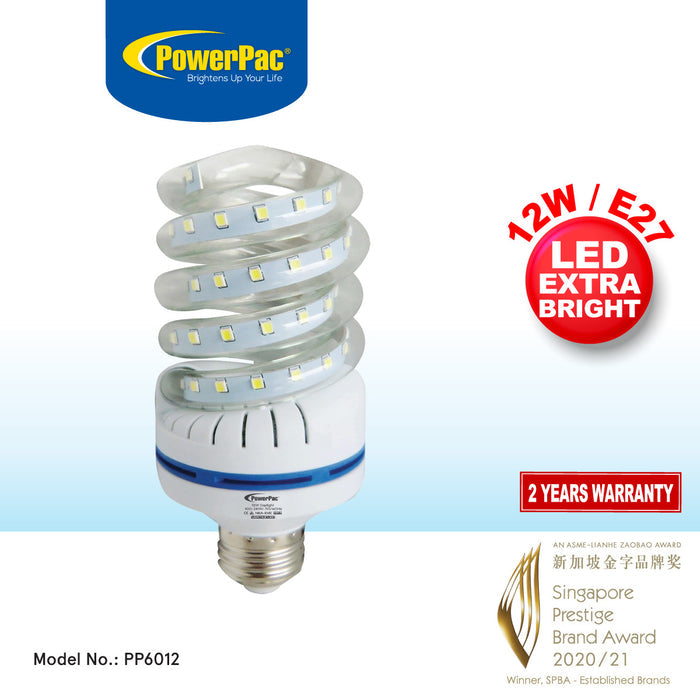 PowerPac LED Bulb 12W E27 Vertex Daylight (PP6012)