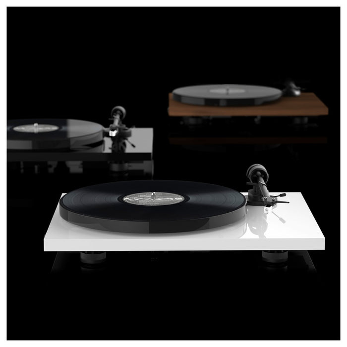 Pro-Ject E1 Phono Belt Driven Turntable with Built-in Phono Preamp - Black Black