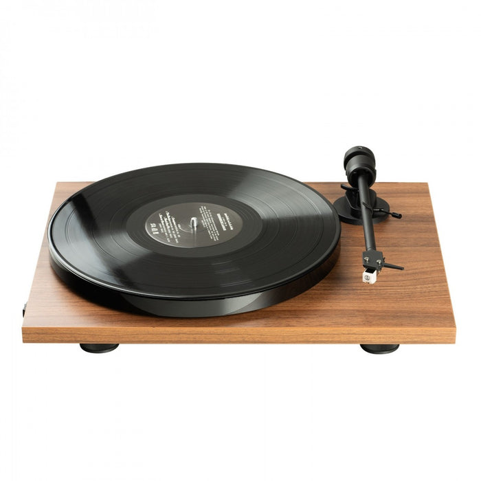 Pro-Ject E1 Plug & Play Entry Level Standard Turntable - Walnut Walnut
