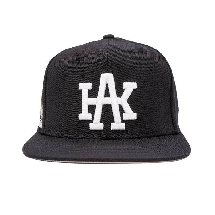 Protect Your Turf AK Monogram Black Snapback Hat