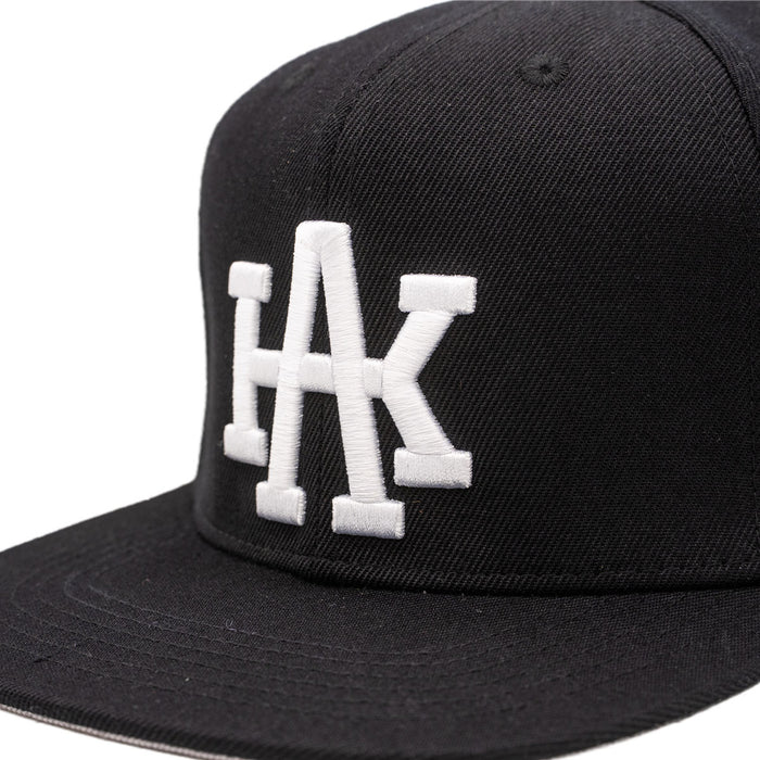 Protect Your Turf AK Monogram Black Snapback Hat
