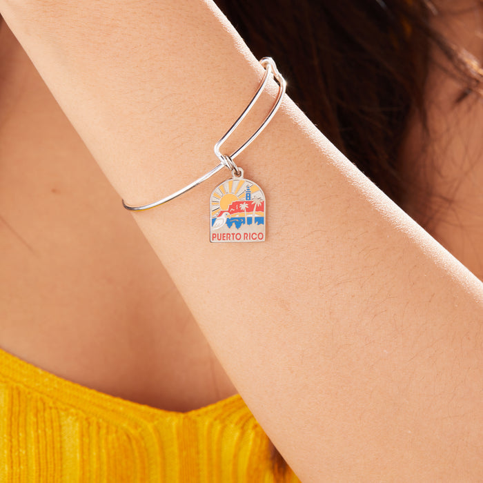 puerto-rico-charm-bangle-bracelet-model-AA641222EWBSS