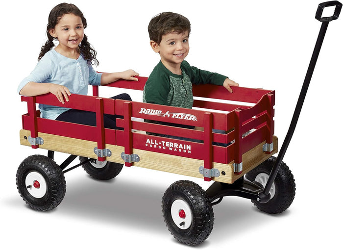 Radio Flyer AllTerrain Cargo Wagon For Kids Garden And Cargo Red