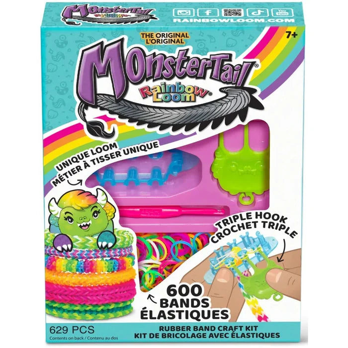 Rainbow Loom Monster Tail Bracelet Kit - Owl & Goose Gifts