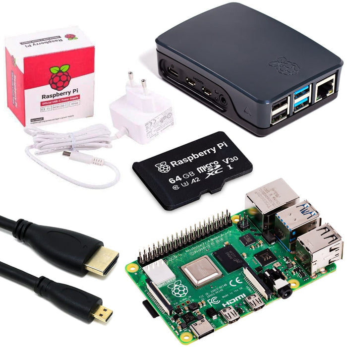 Raspberry Pi 4 Model B Starter Kit by The Pi Hut - The Pi Hut