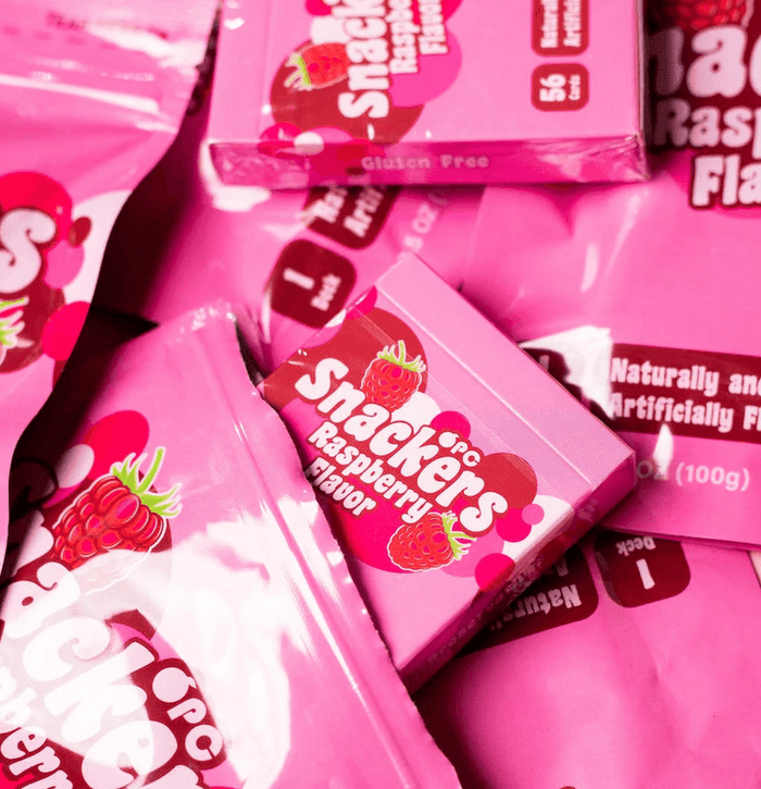 Raspberry Snackers v4 Playing Cards Playing Cards by Organic Playing Cards