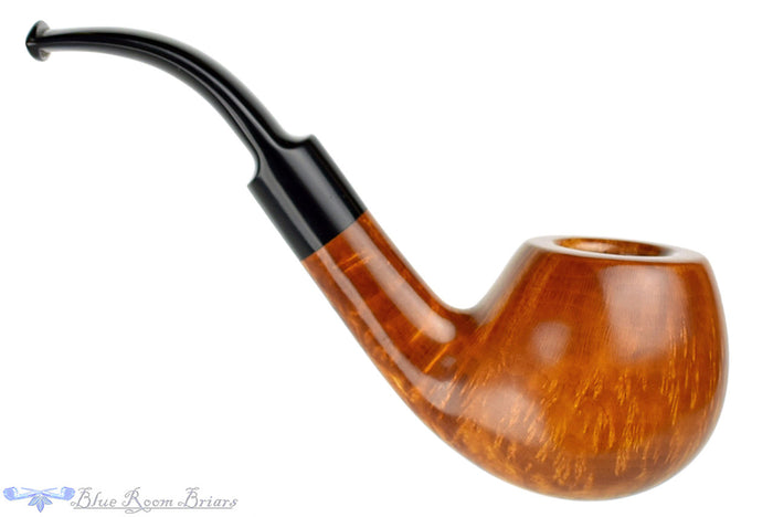RC Sands Pipe 3/4 Bent Saddled Tomato, Blue Room Briars, apple, danish school, chuck sands, straight grain, smooth, birdseye, saddle, saddle stem, half bent, one half bent, bent, bent tomato, ohio, natural, artisan pipe, new pipe, production pipe, factory pipe, budget pipe, briar, briar pipe, tobacco pipe, wood pipe, wooden pipe, briar-pipe, smoking pipe, smoking hobby, ebonite, vulcanite, pipe stem, pipe mortise, stem, mortise, button, draft hole, grain, estate pipe, estate, refurbished, used p