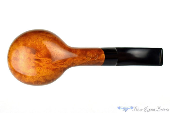 RC Sands Pipe 3/4 Bent Saddled Tomato, Blue Room Briars, apple, danish school, chuck sands, straight grain, smooth, birdseye, saddle, saddle stem, half bent, one half bent, bent, bent tomato, ohio, natural, artisan pipe, new pipe, production pipe, factory pipe, budget pipe, briar, briar pipe, tobacco pipe, wood pipe, wooden pipe, briar-pipe, smoking pipe, smoking hobby, ebonite, vulcanite, pipe stem, pipe mortise, stem, mortise, button, draft hole, grain, estate pipe, estate, refurbished, used p