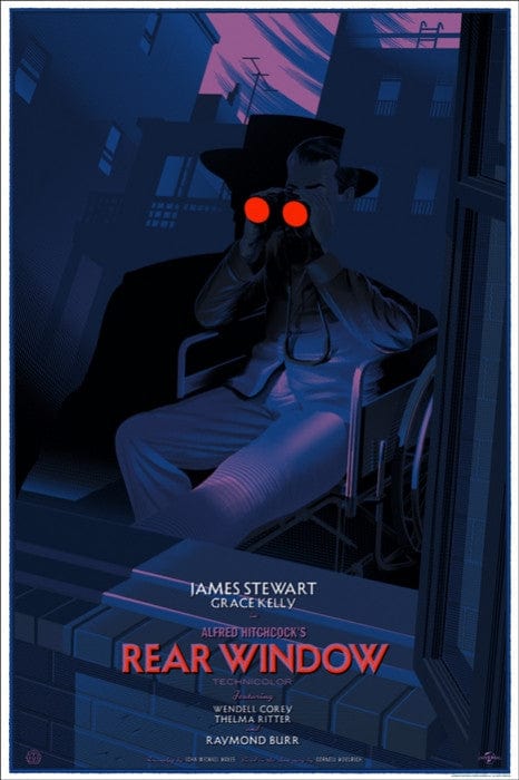 Rear Window   Variant Durieux Laurent Durieux poster