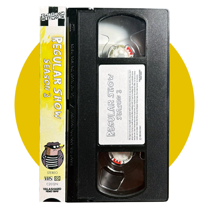 REGULAR SHOW SEASON 3 VHS
