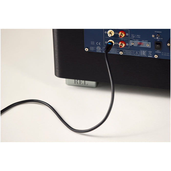 REL Commander .1/LFE 3 Metre Subwoofer Cable Black 3 Metre