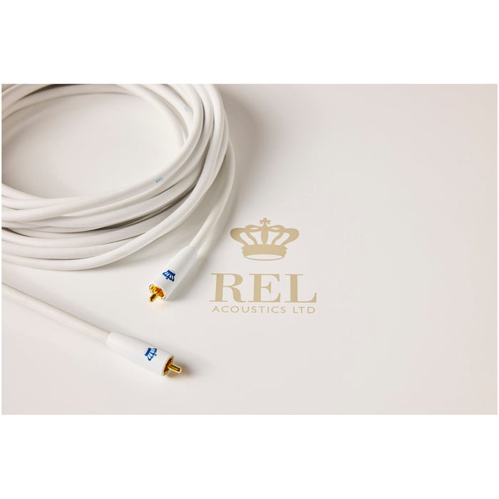 REL Commander .1/LFE 3 Metre Subwoofer Cable White 3 Metre