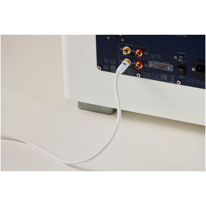 REL Commander .1/LFE 5 Metre Subwoofer Cable White 5 Metre