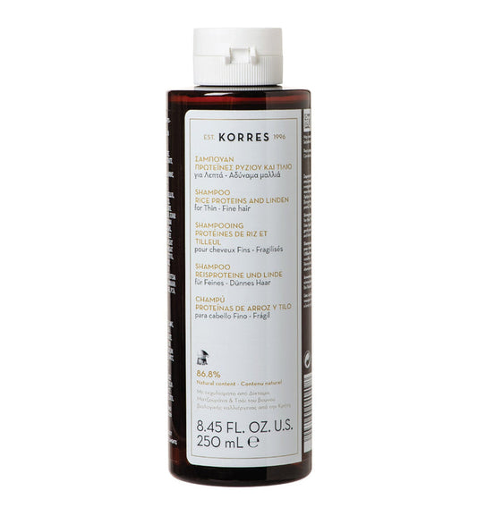 Rice Proteins + Linden Shampoo Hair Korres