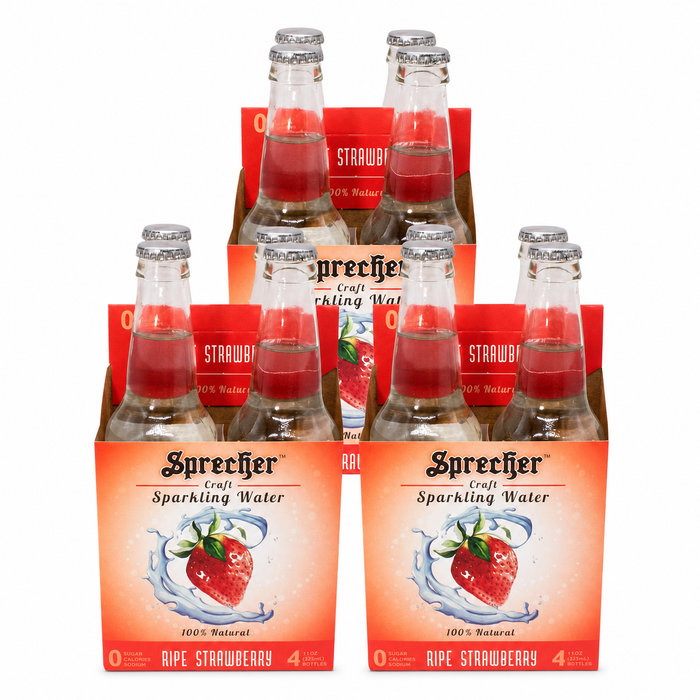Ripe Strawberry Sparkling Water