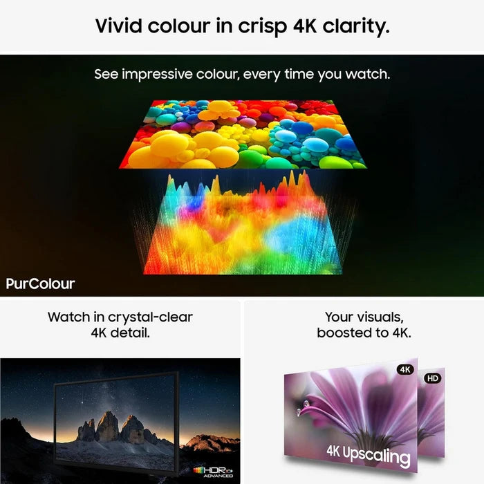 Samsung UE43U8020HKXXU 43 Inch U8020H 4K HD HDR Crystal UHD Smart AI TV 2026 43 Inch