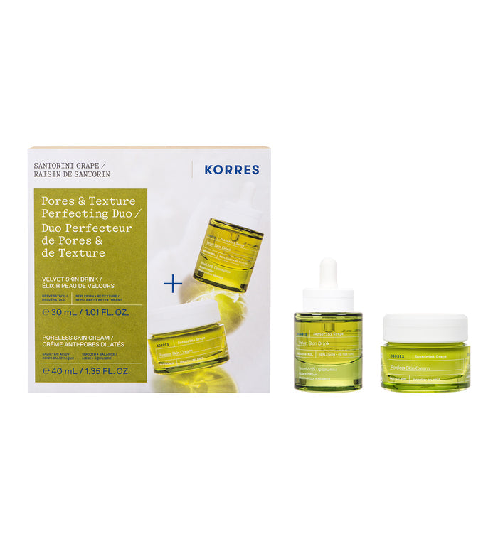 Santorini Grape Pores & Texture Perfecting Duo ($101 Value) Skincare Kits Korres