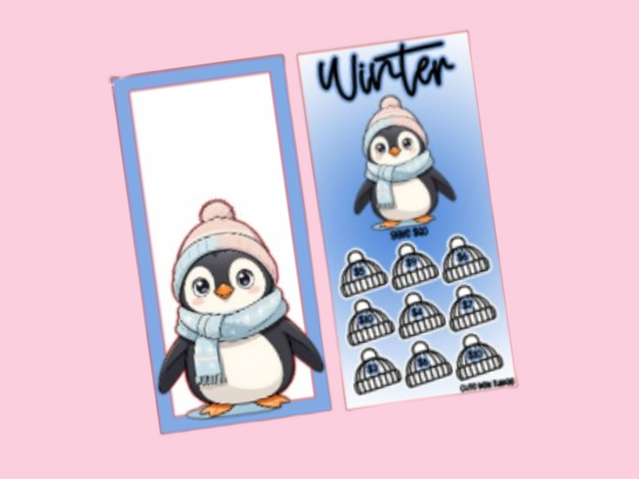Savings Insert & Envelope Bundle | Penguin | Winter