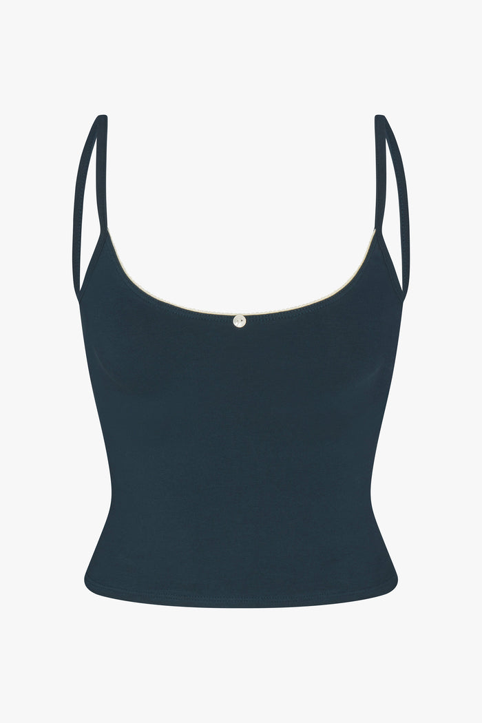 SCOOP BACK CAMI IN BIJOUX