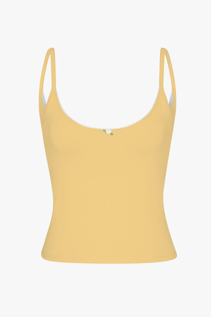 SCOOP BACK CAMI IN SUNNY