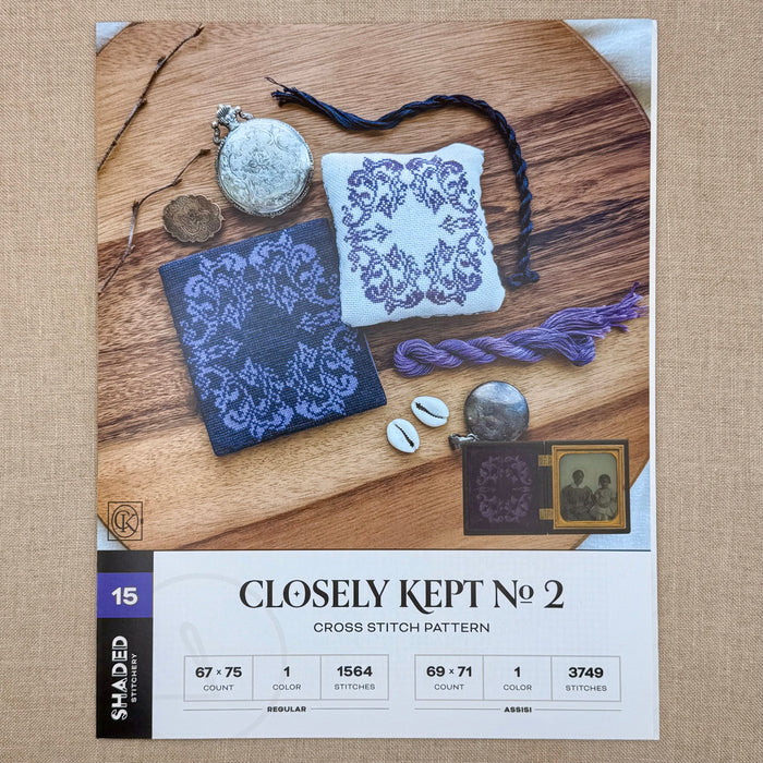 Shaded Stitchery - Closely Kept No. 2 - Booklet Chart