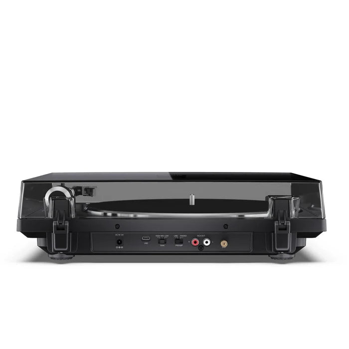 Sharp RP-TT100 Fully Automatic Bluetooth Turntable with CP-SS30 BK Active Bookshelf Speakers Pair - Black