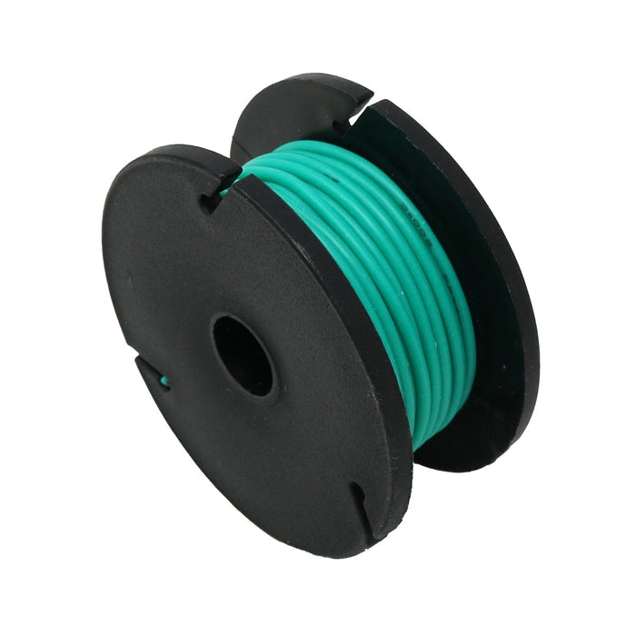 Silicone Cover Stranded-Core Wire - 25ft 26AWG - Green by The Pi Hut - The Pi Hut