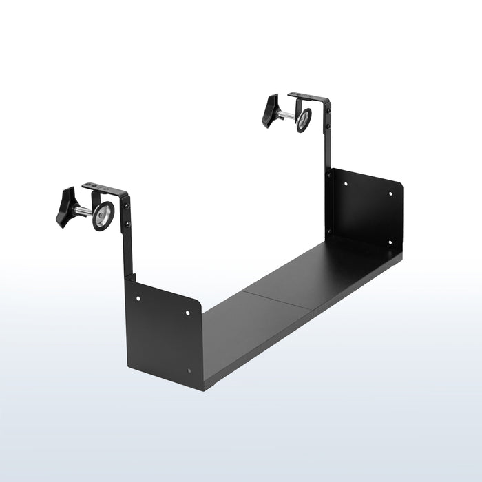 Single or dual tier hanging shelf for cubicles, offices, craft rooms, and more!