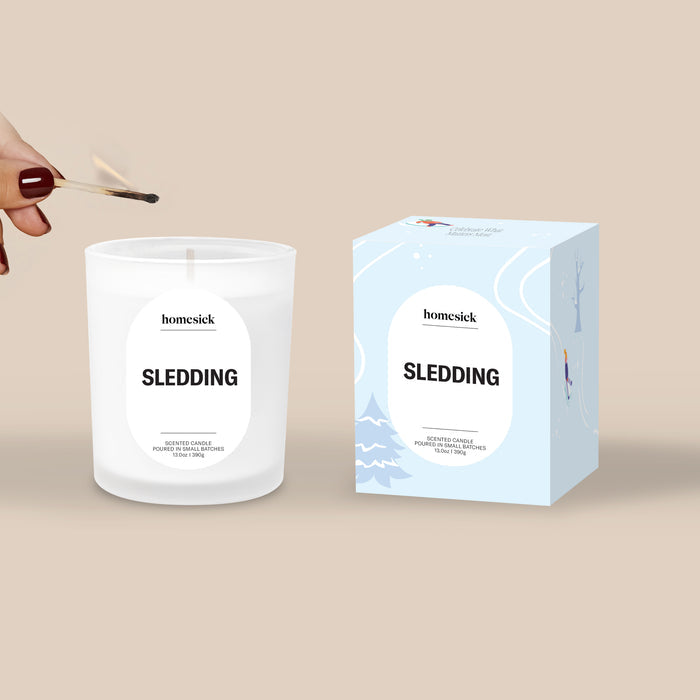 Sledding Candle