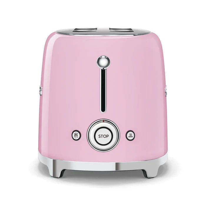 Smeg 50's Retro Style Toaster 2 Slice | PINK | TSF01PKUK