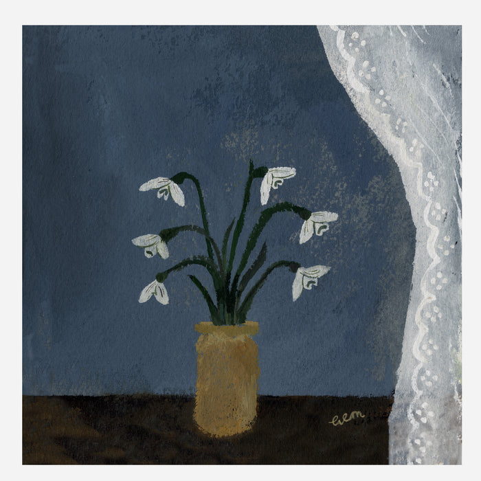 Snowdrops 20x20cm print