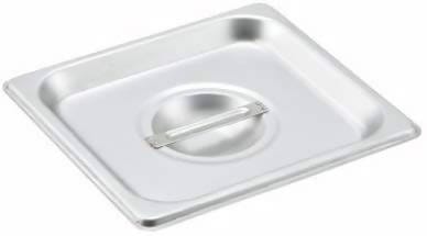 Solid Half Size Non-Stick Surface Steam Pan with Lid 4qt - YG12-2CT Pie's Variety Store