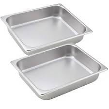 Solid Half Size Non-Stick Surface Steam Pan with Lid 4qt - YG12-2CT Pie's Variety Store
