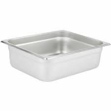 Solid Half Size Non-Stick Surface Steam Pan with Lid 7qt - YG12-4CT Pie's Variety Store