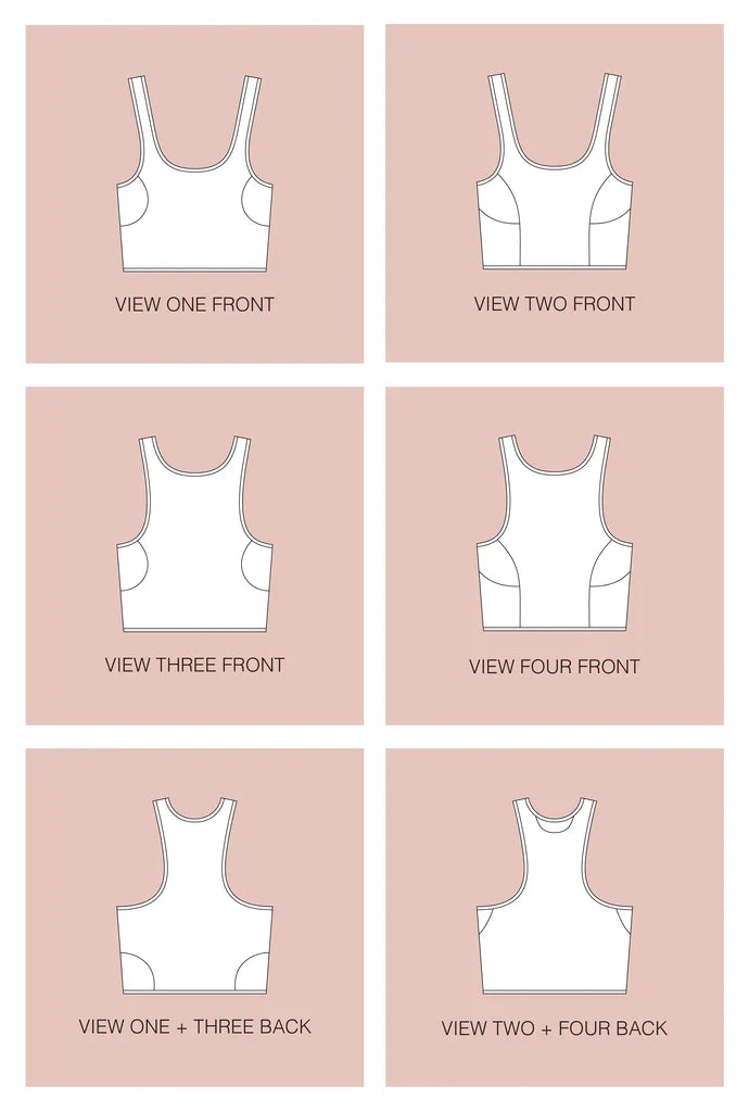 Sophie Hines Axis Tank Pattern - Paper