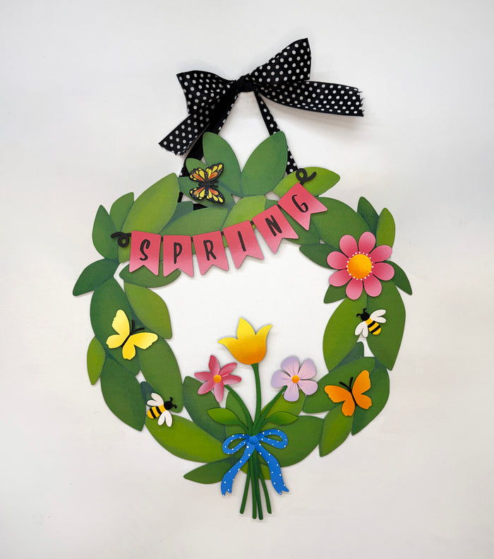 Spring Wreath Kit Magnets S/4