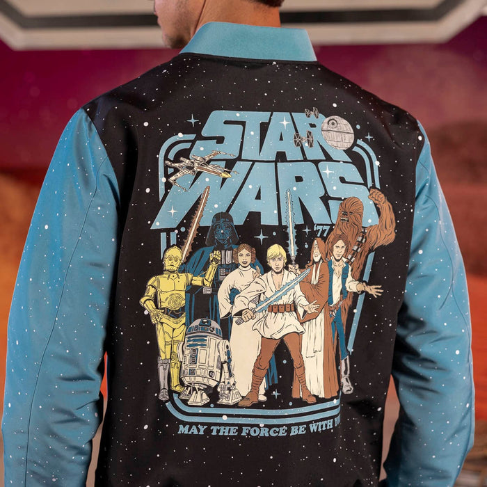 RSVLTS RSVLTS® Star Wars™ “Retro ‘77” – Reversible Bomber Jacket Star Wars™ “Retro ‘77” – Reversible Bomber Jacket