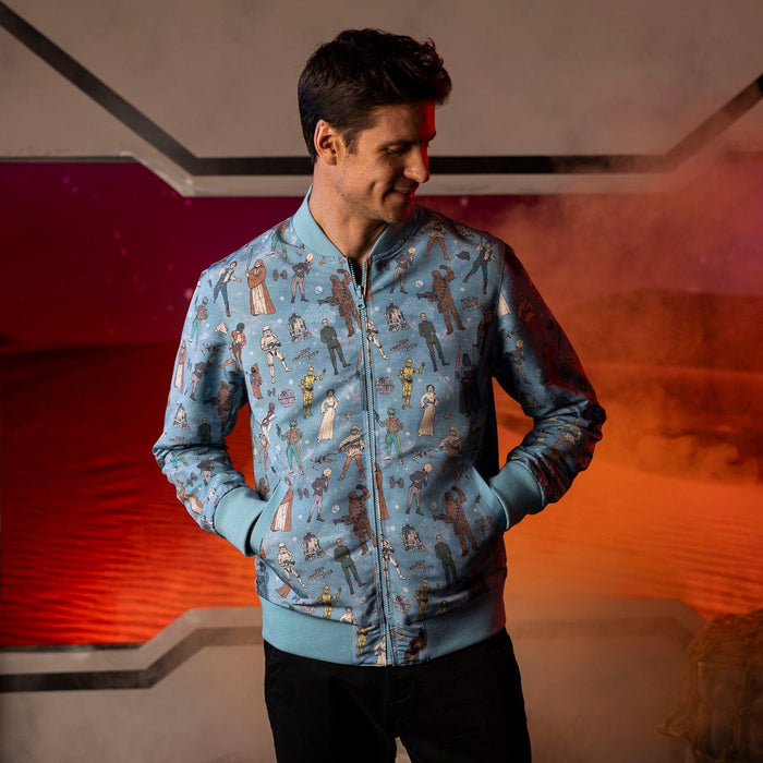 RSVLTS RSVLTS® Star Wars™ “Retro ‘77” – Reversible Bomber Jacket Star Wars™ “Retro ‘77” – Reversible Bomber Jacket