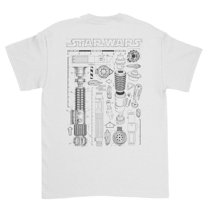 RSVLTS Star Wars Crewneck T-shirt Star Wars™ "Saber Schematics" – Crewneck Tee Star Wars™ "Saber Schematics" – Crewneck Tee