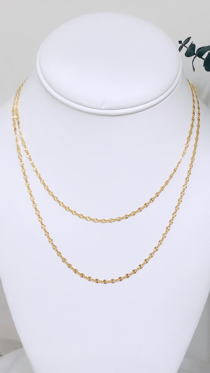 Starburst layering necklaces