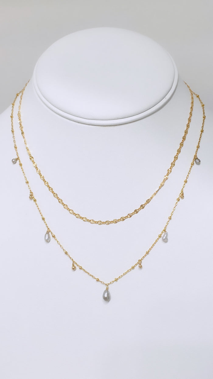 Starburst layering necklaces