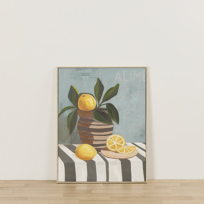 STILL LIFE WITH LEMONS ARTWORK - HOME DECORATION - 01