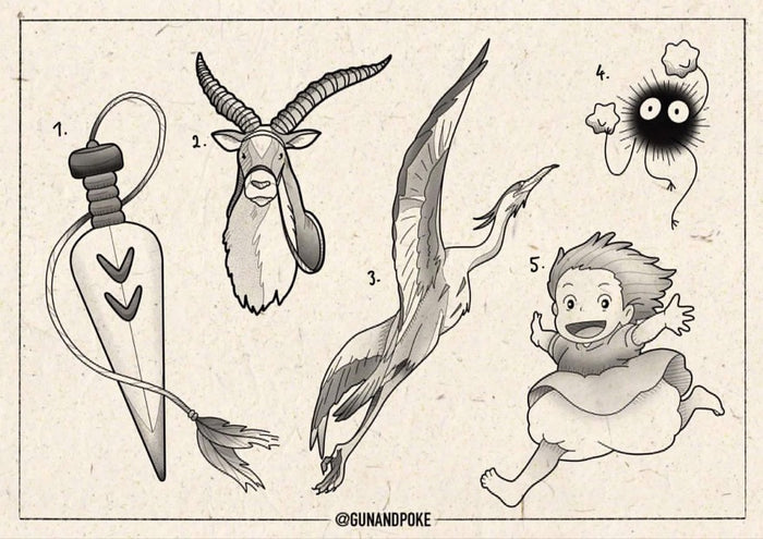 Studio Ghibli inspired designs by Amy (2025)
