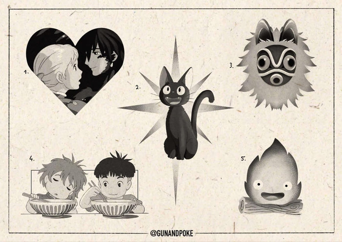 Studio Ghibli inspired designs by Amy (2025)