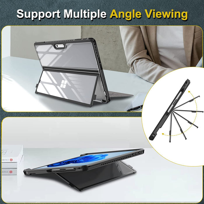 fintie surface pro 11  cover supports multiple viewing angles