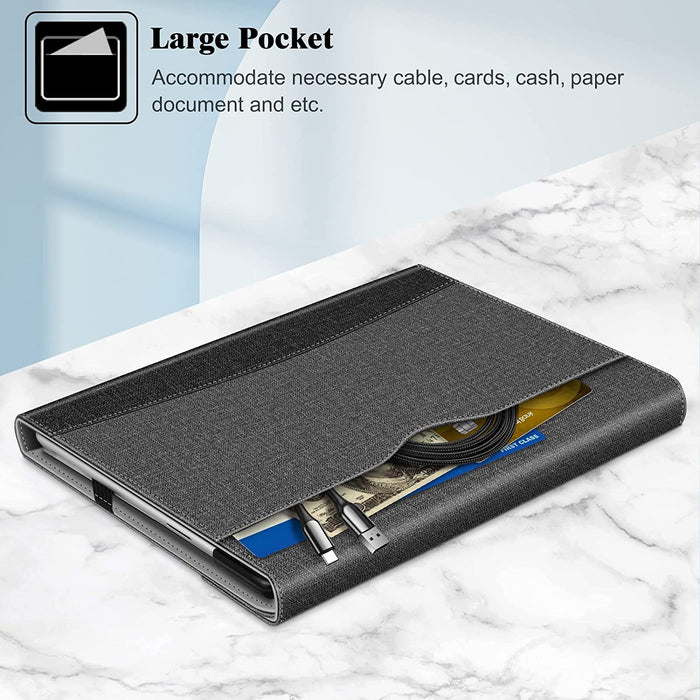 surface pro 11 case with a pocket for charging cable